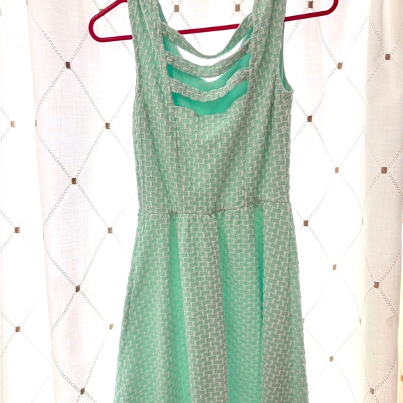 Mint Color Dress with knit style 👗 - Picture 5 of 8